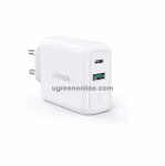 Зарядное устройство UGREEN CD170 36W USB-C Wall Charger EU (White), 60468