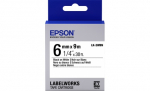 Лента Epson LK2WBN Std Blk/Wht 6/9 C53S652003