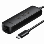 USB Hub Ugreen CM416 USB-C to 3*USB 3.0+RJ45 (100Mbps), 10917