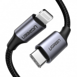 Кабель Ugreen US304 Lightning To Type-C 2.0 Male Cable 1.5M, 60760