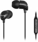 Проводные вкладыши c микрофоном PHILIPS TAE1126BK/51 Проводные вкладыши c микрофоном PHILIPS TAE1126BK/51