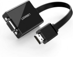 Конвертер UGREEN MM103 HDMI to VGA, 25cm , 40248, Black