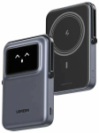 Пауэрбанк UGREEN PB572 45327 10000mAh mini Magnetic Robot Wls 20W(7.5W) USB-C With Hoder Grey