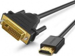 Кабель Ugreen HD106 HDMI to DVI Cable 5m Black 10137
