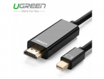 Кабель UGREEN MD101 Mini DP Male to HDMI Cable 4K 1.5m (Black)