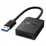 Картридер Ugreen CR127 USB 3.0 Card Reader TF+SD 20250