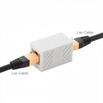 Разъем сетевой UGREEN NW114 RJ 45 Network Keystone Jack In-Line Coupler Female to Female 1pcs (White) 20311 Разъем сетевой UGREEN NW114 RJ 45 Network Keystone Jack In-Line Coupler Female to Female 1pcs (White) 20311