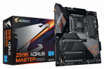 Сист. плата Gigabyte Z590 AORUS MASTER, Z590, 1200, 4xDIMM DDR4, 3xPCI-E x16, 3xM.2, 6xSATA, 10GbE, DP, Type C, WiFi 6,