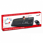 Клавиатура + Мышь Genius RS2,Smart KM-200,BLK,USB,KAZ 31330003411