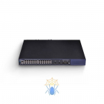 Коммутатор Ruijie RG-S2910C-24GT2XS-HP-E L2+ POE+(24x10/100/1000 RJ45, 2x100/1000 SFP, 2x1G/10G SFP+, 2 EMPTY pw. slots)