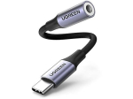Кабель Ugreen AV161 USB Type C - 3.5mm аудио, оплетка, 0.1M, Space Gray, 80154