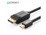 Кабель UGREEN MD105 Mini DP to DP Cable 1.5m (Black)