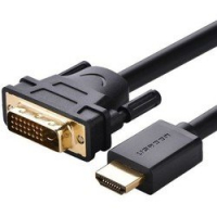 Кабель UGREEN HD106 HDMI to DVI Cable 3m (Black), 10136