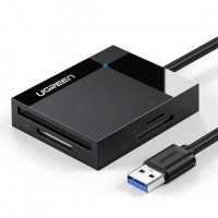 Переходник Ugreen CR125 USB 3.0 All-in-One Card Reader 50cm 4in1, 30333