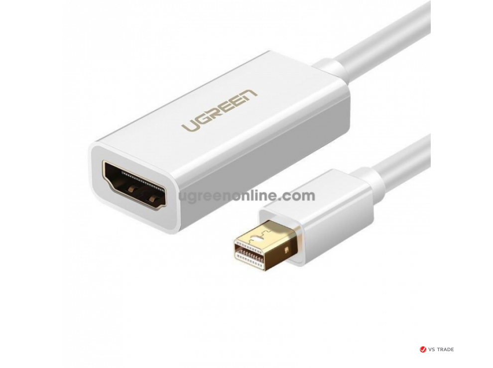 Переходник UGREEN MD112 Mini DP to HDMI Converter 1080p (White)