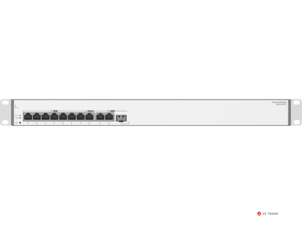 Шлюз мультисервисный Huawei S380-H8T3ST (2xGE WAN, 1xGE(SFP) WAN, 8xGE LAN, 500 users,f.performance 2Gbps)
