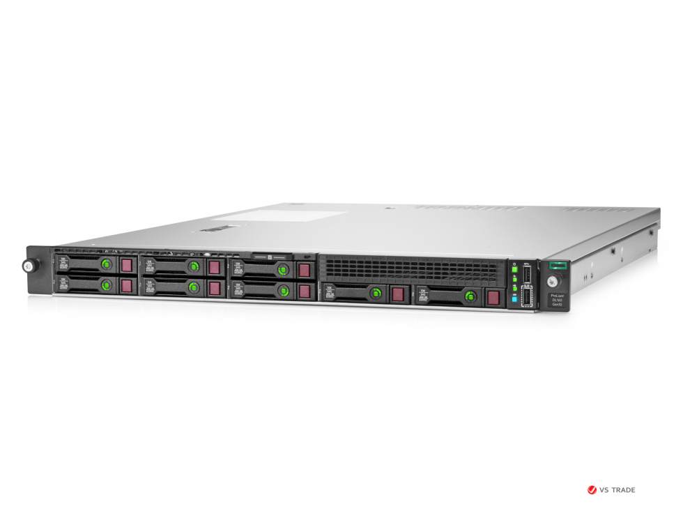 Сервер HPE P19560-B21 DL160 Gen10 (1xXeon4208(8C-2.1G)/ 1x16GB 1R/ 8 SFF SC/ S100i SATA RAID/ 2x1GbE/ 1x500Wp/ 3yw)