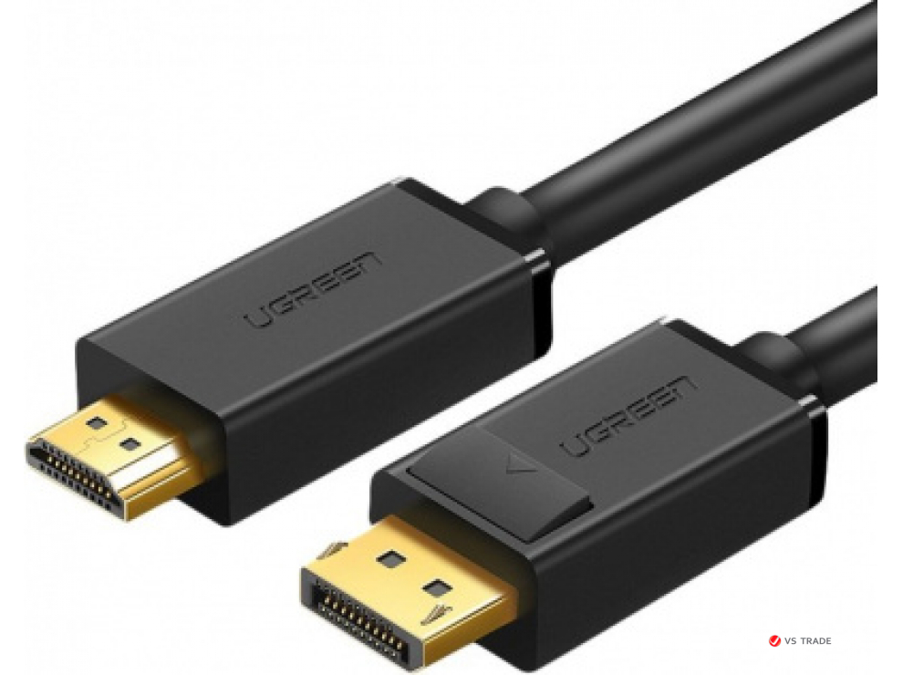 Кабель Ugreen DP101 DP Male To HDMI Male Cable 3M, 10203